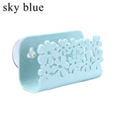 Kitchen Bathroom Drying Rack Toilet Sink Suction Sponges Holder Rack Suction Cup Dish Cloths Holder Scrubbers Soap Storage